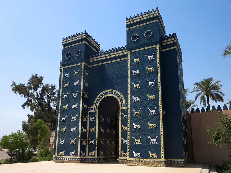 バビロン城のイシュタル門